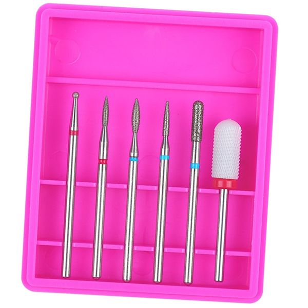 6pcs tungsten carbide nail drill bits set, acrylic nail polish dipping powder extension tools
6pcs tungsten carbide nail drill bits set, acrylic nail polish dipping powder extension tools