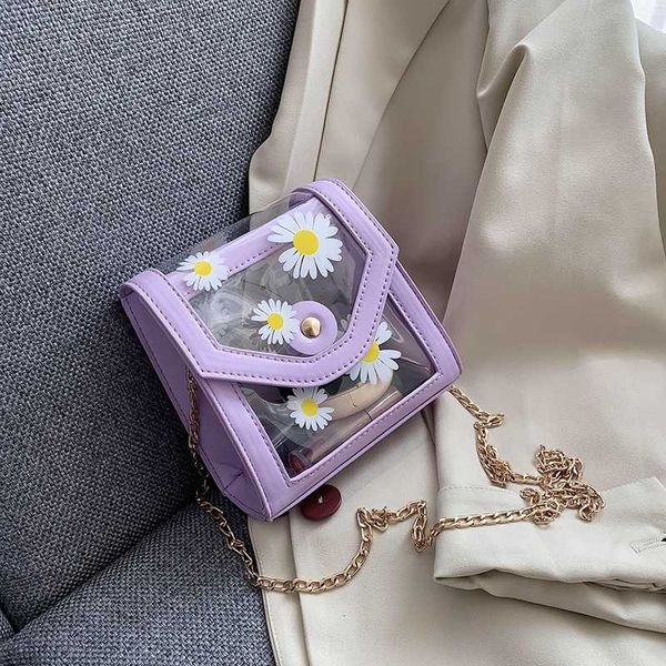 new design fashion square bag elegant chain transparent daisy messenger bag shoulder width 15.5cm height 15cm thickness 8cm
new design fashion square bag elegant chain transparent daisy messenger bag shoulder width 15.5cm height 15cm thickness 8cm