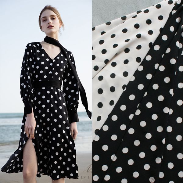 100x145cm black and white dot polyester fabric for woman summer dress blouse clothes sewing diy, Black;white
100x145cm black and white dot polyester fabric for woman summer dress blouse clothes sewing diy, Black;white