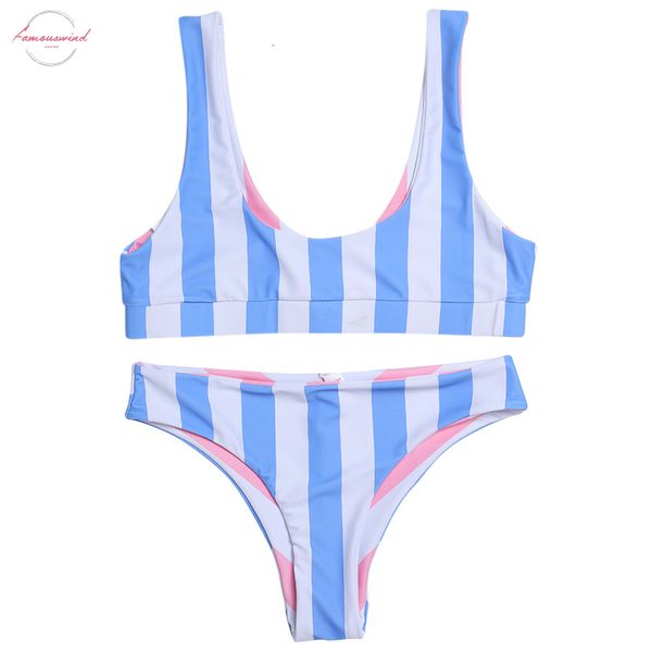 2020 blue stripe bikini split cute women girls swimwear striped beach holiday swimwear bikinis set women swimsuit bathing suit, White;black
2020 blue stripe bikini split cute women girls swimwear striped beach holiday swimwear bikinis set women swimsuit bathing suit, White;black