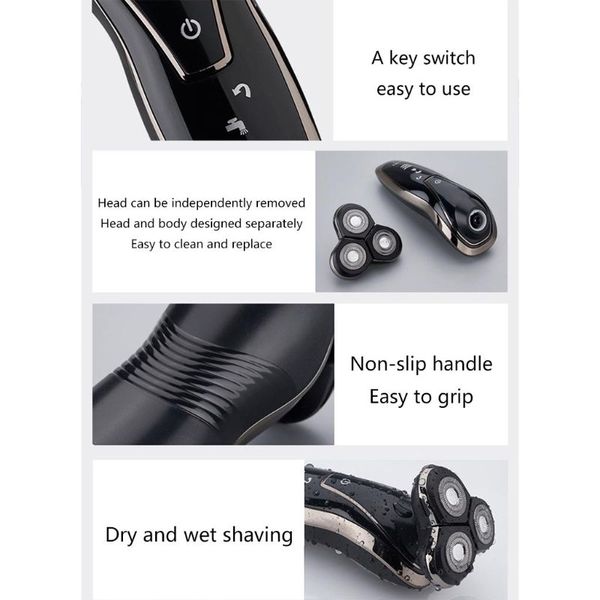 electric shaver floating razor for men wet dry waterproof cordless rechargeable beard trimmer washable a6hb
electric shaver floating razor for men wet dry waterproof cordless rechargeable beard trimmer washable a6hb