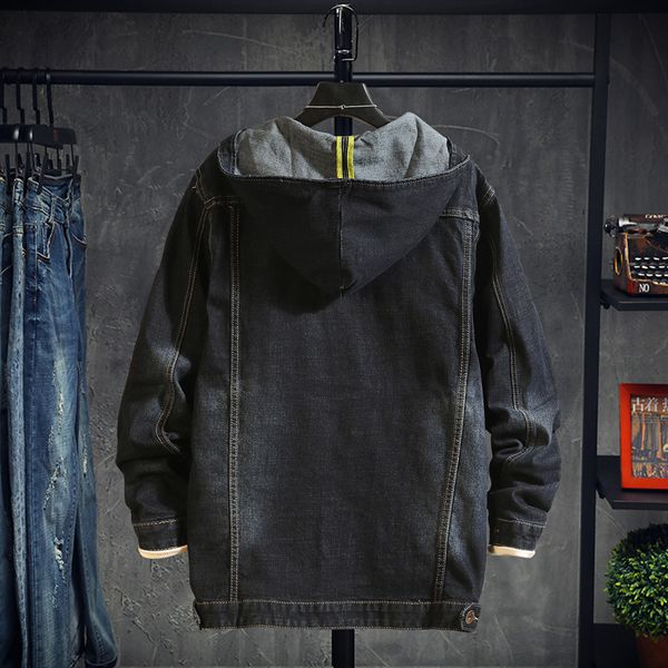 2020 autumn and winter men's hoodies jacket fashion casual black denim jacket embroidery men, Black;brown
2020 autumn and winter men's hoodies jacket fashion casual black denim jacket embroidery men, Black;brown