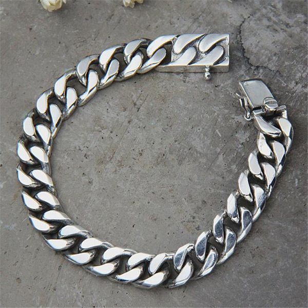 miami cuban chain bracelet men 925 sterling silver curb chain link bracelet biker hippie hip hop men jewelry party gifts, Golden;silver
miami cuban chain bracelet men 925 sterling silver curb chain link bracelet biker hippie hip hop men jewelry party gifts, Golden;silver