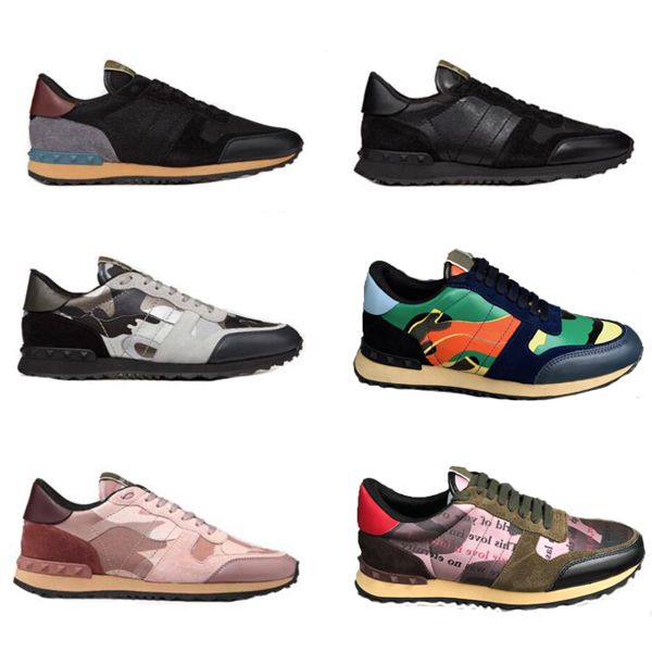 new suede rockrunner camouflage trainers sneakers mesh real leather combo rock runners sports shoes for men women rubber sole with box, Black
new suede rockrunner camouflage trainers sneakers mesh real leather combo rock runners sports shoes for men women rubber sole with box, Black