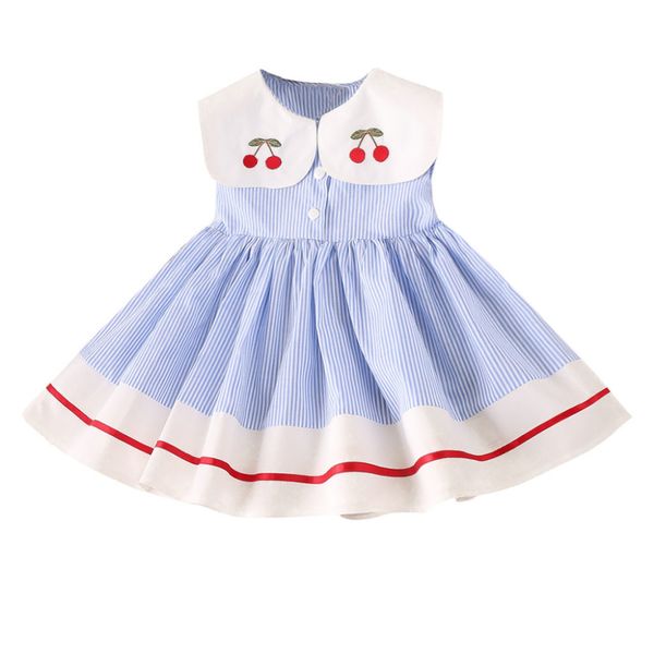 toddler kids baby girls clothes sleeveless cherry stripe party princess dresses, Red;yellow
toddler kids baby girls clothes sleeveless cherry stripe party princess dresses, Red;yellow