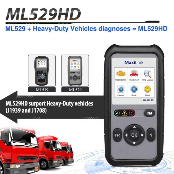autel maxilink ml529hd car diagnostic tool full eobd obd2 scanner automotive support heavy duty verhicles obdii auto code reader
autel maxilink ml529hd car diagnostic tool full eobd obd2 scanner automotive support heavy duty verhicles obdii auto code reader