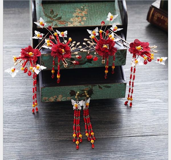 classical chinese marriage bride phoenix crown ancient hair ornament set palace cheongsam accessories, Slivery;golden
classical chinese marriage bride phoenix crown ancient hair ornament set palace cheongsam accessories, Slivery;golden