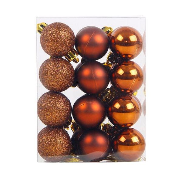 surwish 24pcs/lot 3cm christmas decorative ball hanging ornaments baubles for xmas tree - bronze
surwish 24pcs/lot 3cm christmas decorative ball hanging ornaments baubles for xmas tree - bronze