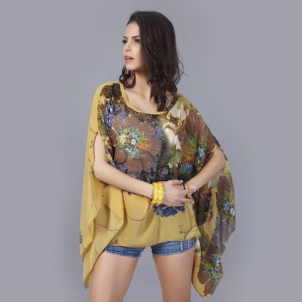 blouses for women designer boho batwing sleeve chiffon dolman sleeve casual floral print loose size beach tunic peplum robe, White
blouses for women designer boho batwing sleeve chiffon dolman sleeve casual floral print loose size beach tunic peplum robe, White