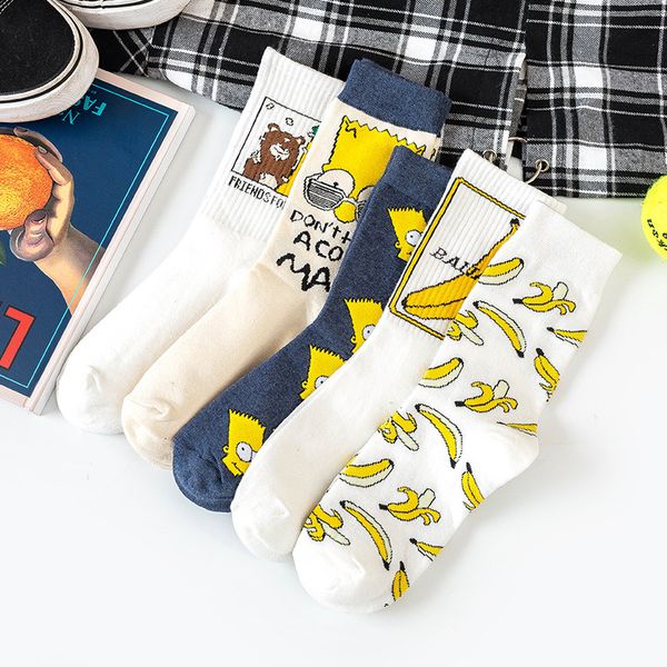 autumn winter cartoon banana cute socks women japnaese korean stylle funny socks cotton for mujer 092401, Black;white
autumn winter cartoon banana cute socks women japnaese korean stylle funny socks cotton for mujer 092401, Black;white