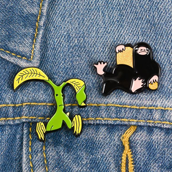 mole stick insect enamel pin magical animal brooch love money niffler protect trees bowtruckle badge cute appearance jewelry, Gray
mole stick insect enamel pin magical animal brooch love money niffler protect trees bowtruckle badge cute appearance jewelry, Gray