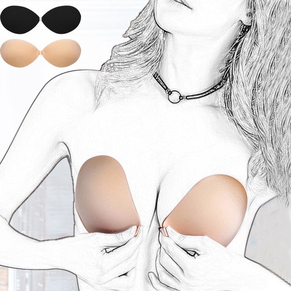 front buckle push up invisible bra for women strapless bras breast petals sticky silicone self-adhesive lingerie beige/black, Black;white
front buckle push up invisible bra for women strapless bras breast petals sticky silicone self-adhesive lingerie beige/black, Black;white