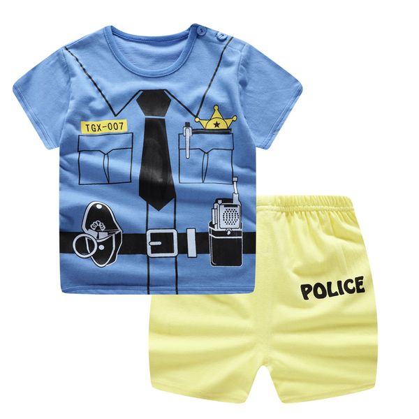 baby boys clothes style sets summer fashion casual t-shirt + shorts cartoon kids clothing suit ds19, White
baby boys clothes style sets summer fashion casual t-shirt + shorts cartoon kids clothing suit ds19, White