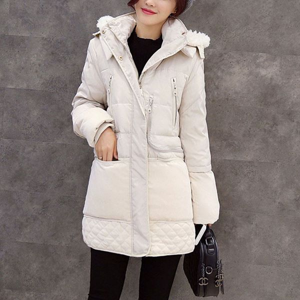 winter women's jackets plus size cotton coat padded medium long slim hooded parkas female warm snow casual outerwear, Black
winter women's jackets plus size cotton coat padded medium long slim hooded parkas female warm snow casual outerwear, Black