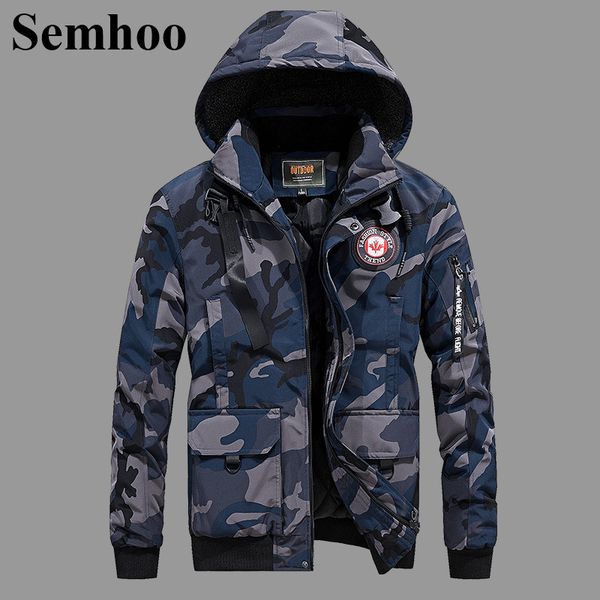mens winter jackets and coats hooded thick warm windproof cotton coat plus size casual silm camouflage cotton-padded clothes men, Black
mens winter jackets and coats hooded thick warm windproof cotton coat plus size casual silm camouflage cotton-padded clothes men, Black