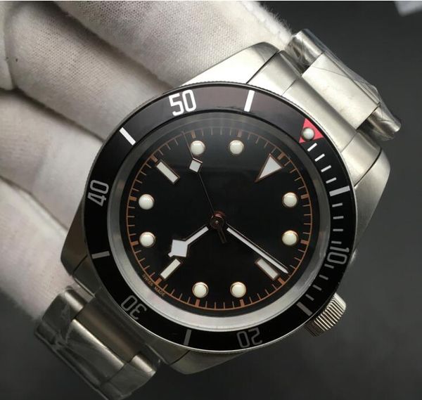 luxury heritage black bay rotor montres watch men 79230 m79230n stainless steel bracelet automatic mechanical movement 2813 wristwatch 41mm, Slivery;brown
luxury heritage black bay rotor montres watch men 79230 m79230n stainless steel bracelet automatic mechanical movement 2813 wristwatch 41mm, Slivery;brown