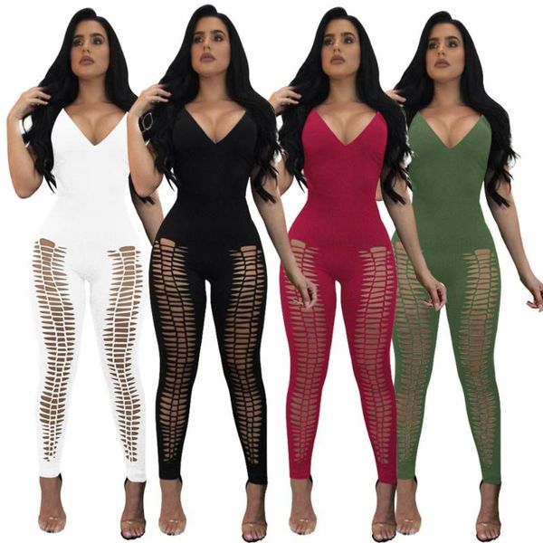 selling women jumpsuits v neck hollow out long jumpsuits straps rompers long pants skinny nightclub playsuits overalls, Black;white
selling women jumpsuits v neck hollow out long jumpsuits straps rompers long pants skinny nightclub playsuits overalls, Black;white