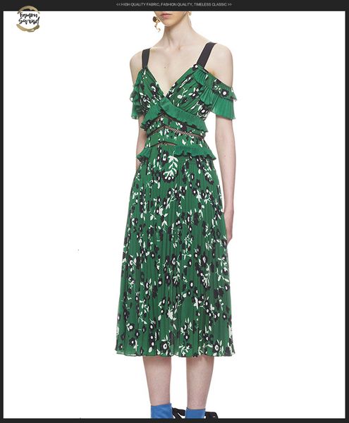 2019 new arrival self portrait runway summer cap sleeve green flower print women dress s xxl, Black;gray
2019 new arrival self portrait runway summer cap sleeve green flower print women dress s xxl, Black;gray