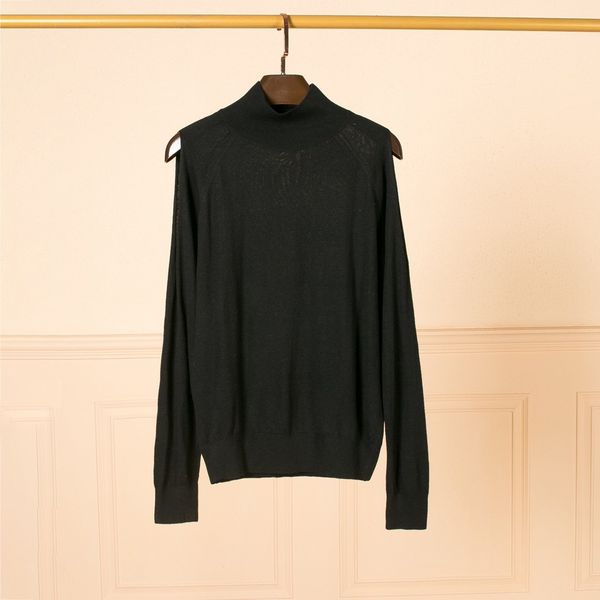 2019 new ladies fashion long-sleeved half-high collar plus off-shoulder small wool bottoming shirt 1010, White;black
2019 new ladies fashion long-sleeved half-high collar plus off-shoulder small wool bottoming shirt 1010, White;black