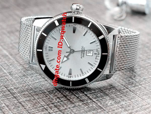 2019 deluxe men's watch stainless steel automatic mechanical calendar 46mm type 4 (blue black white green) men's men's watch, Slivery;brown
2019 deluxe men's watch stainless steel automatic mechanical calendar 46mm type 4 (blue black white green) men's men's watch, Slivery;brown