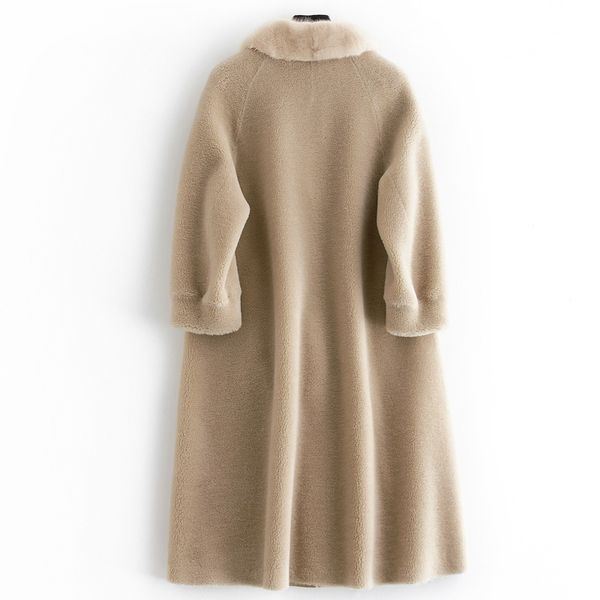 winter wool jacket new women coat real fur women sheep shearing fur coat collor clothes long lyw91, Black
winter wool jacket new women coat real fur women sheep shearing fur coat collor clothes long lyw91, Black
