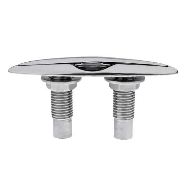 high polished 6 inch premium 316 stainless steel marine boat pull up / pop up rope cleat mooring deck hardware
high polished 6 inch premium 316 stainless steel marine boat pull up / pop up rope cleat mooring deck hardware
