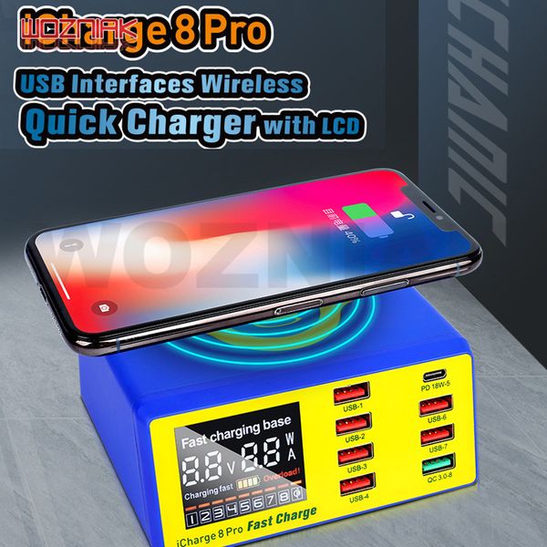 mechanic icharge 8 pro 8usb smart charge qc 3.0 wireless charge wireless charging with lcd display for mobile phone charging
mechanic icharge 8 pro 8usb smart charge qc 3.0 wireless charge wireless charging with lcd display for mobile phone charging