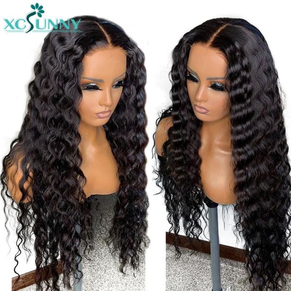 deep wave wig 13x6 fake scalp lace front human hair wigs glueless remy brazilian pre plucked bleached knots for women xcsunny, Black;brown
deep wave wig 13x6 fake scalp lace front human hair wigs glueless remy brazilian pre plucked bleached knots for women xcsunny, Black;brown