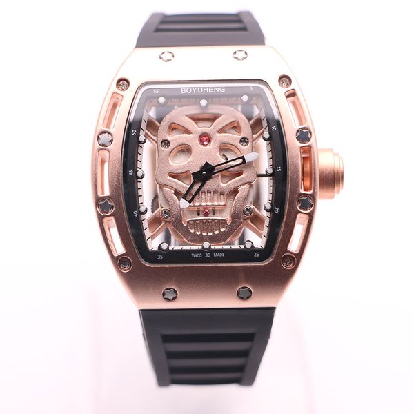 роскошные boyuheng марка кварцевые 43mm мужские часы головки черепа прозрачный чехол назад часы с минута маркеры вокруг золотой внешних, Slivery;brown
роскошные boyuheng марка кварцевые 43mm мужские часы головки черепа прозрачный чехол назад часы с минута маркеры вокруг золотой внешних, Slivery;brown