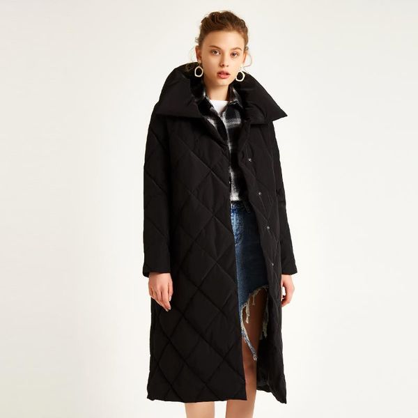 europe and the united states of new fund of 2019 autumn winters is contracted long loose down coat female h48419006, Black
europe and the united states of new fund of 2019 autumn winters is contracted long loose down coat female h48419006, Black