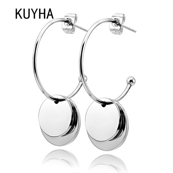 316l stainless steel hoop earring round shape earrings 4 colors lover couple women earrings weddings party jewelry, Golden;silver
316l stainless steel hoop earring round shape earrings 4 colors lover couple women earrings weddings party jewelry, Golden;silver