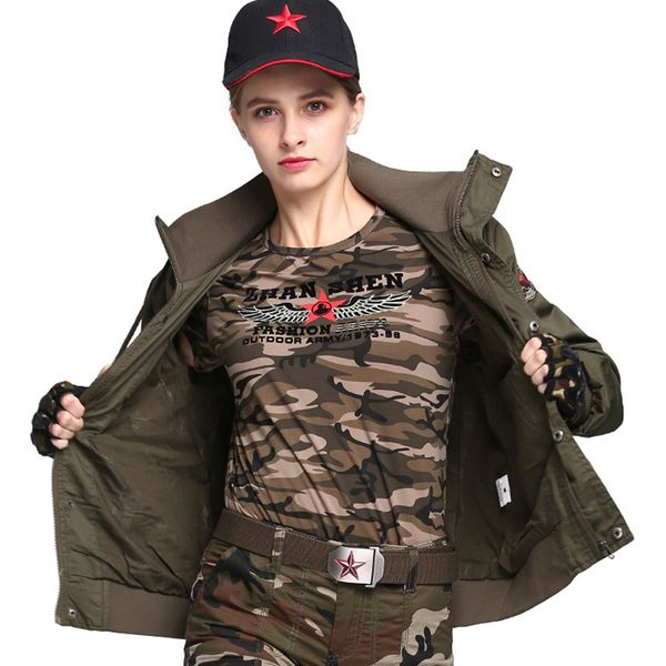 outdoor tactical casual jacket cotton breathable women's jacket trekking camping climbing training sports coat clothes, Camo;black
outdoor tactical casual jacket cotton breathable women's jacket trekking camping climbing training sports coat clothes, Camo;black