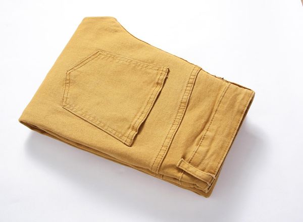 men's pants stretch khaki casual color front decorative double zipper with holes north american wear, Black
men's pants stretch khaki casual color front decorative double zipper with holes north american wear, Black