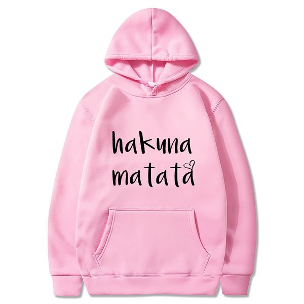 hakuna matata printed hooded round neck sweater fleece jacket men and women sweater lion king, Black
hakuna matata printed hooded round neck sweater fleece jacket men and women sweater lion king, Black