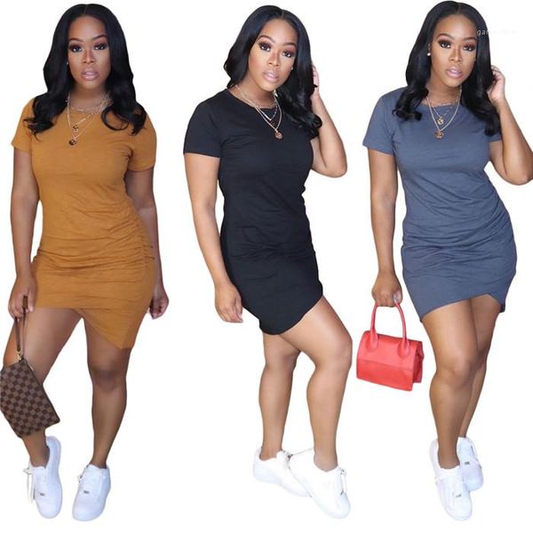 shirts dresses slip ruched fashion summer dress for women short sleevesolid ladies tee dress womens designer t, Black;gray
shirts dresses slip ruched fashion summer dress for women short sleevesolid ladies tee dress womens designer t, Black;gray