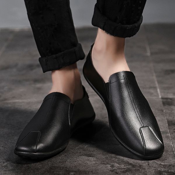 2020 moccasins mens shoes autumn driving casual shoes men italian loafers slip on leather mens loafers size 39-44 c09, Black
2020 moccasins mens shoes autumn driving casual shoes men italian loafers slip on leather mens loafers size 39-44 c09, Black