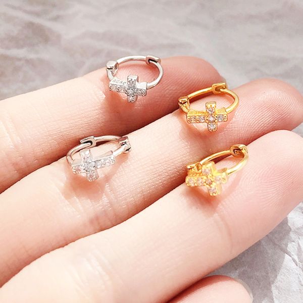wtltc dainty cubic zircoina cross hoop earrings minimal small tiny charms earrings hoops 925 sterling sliver jewelry for women, Golden;silver
wtltc dainty cubic zircoina cross hoop earrings minimal small tiny charms earrings hoops 925 sterling sliver jewelry for women, Golden;silver