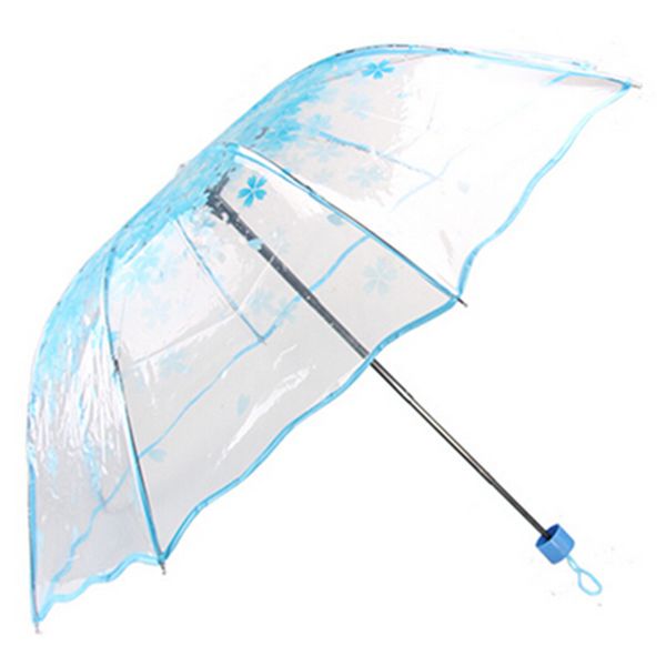 3 fold umbrella transparent cherry mushroom blossom folding umbrella windproof half automatic girls umbrellas 50ry019
3 fold umbrella transparent cherry mushroom blossom folding umbrella windproof half automatic girls umbrellas 50ry019
