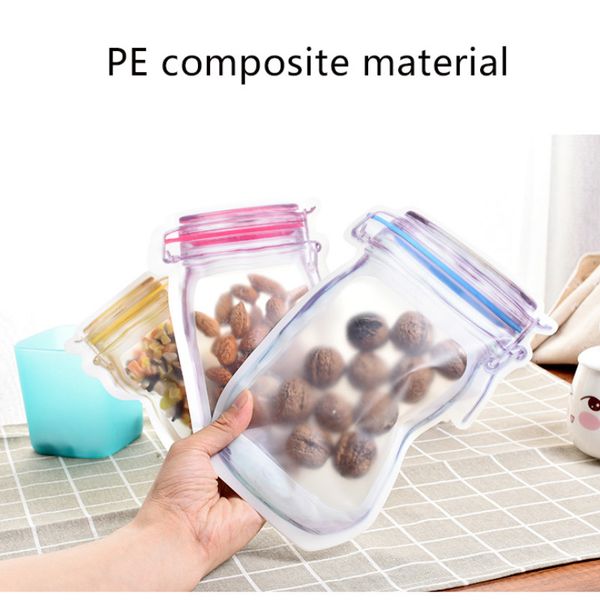 reusable mason jar zipper bags food sealed storage bag food container zipper bags leakproof sandwich saver bag kitchen organizer
reusable mason jar zipper bags food sealed storage bag food container zipper bags leakproof sandwich saver bag kitchen organizer