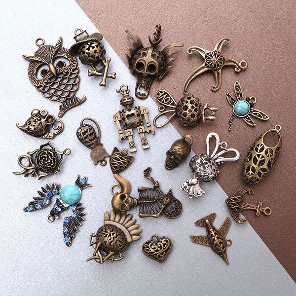 50g/lot steampunk diy charms mixed antique gifts pendants jewelry making vintage bracelets craft metal zinc alloy for gifts, Blue;slivery
50g/lot steampunk diy charms mixed antique gifts pendants jewelry making vintage bracelets craft metal zinc alloy for gifts, Blue;slivery