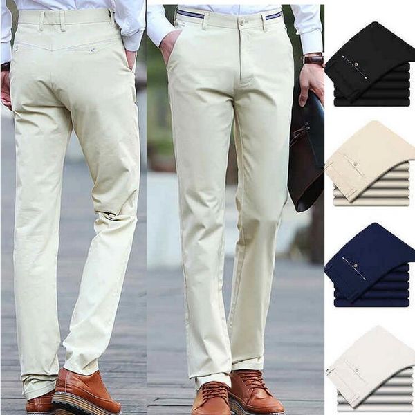 men's pants casual thin men stretch slim trousers youth comfortable fashion straight business, Black
men's pants casual thin men stretch slim trousers youth comfortable fashion straight business, Black