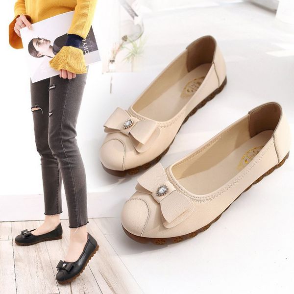 fashion leisure women slip-on loafers solid casual butterfly-knot flat single shoes spring autumm round toe ladies casual shoes, Black
fashion leisure women slip-on loafers solid casual butterfly-knot flat single shoes spring autumm round toe ladies casual shoes, Black