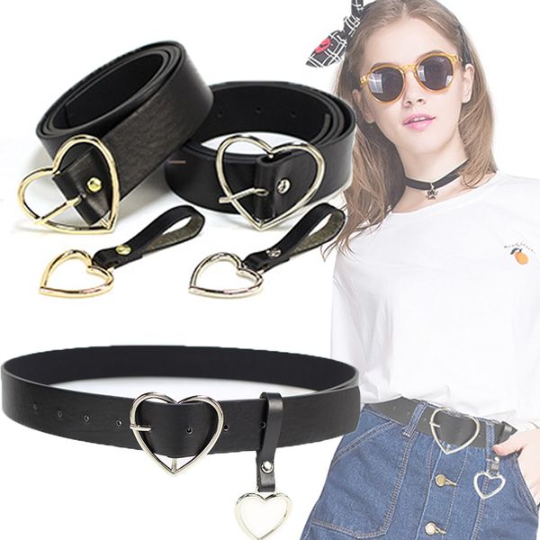 harajuku leather belts for women metal buckle heart belt waistband wedding party dress jeans decor for ladies belt pasek damski, Black;brown
harajuku leather belts for women metal buckle heart belt waistband wedding party dress jeans decor for ladies belt pasek damski, Black;brown