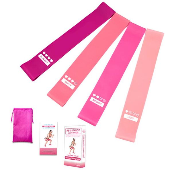 4pcs resistance band natural latex pull belt fitness elastic belt resistance band set with 4 different levels
4pcs resistance band natural latex pull belt fitness elastic belt resistance band set with 4 different levels