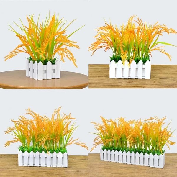 artificial rice paddy plastic flower fake flower decoration decorative potted fence living room decoration dance props
artificial rice paddy plastic flower fake flower decoration decorative potted fence living room decoration dance props