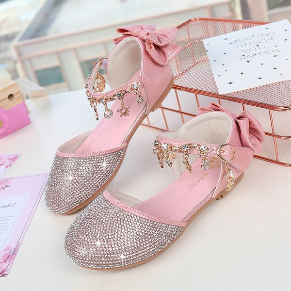 girls kids leather 2020 summer new bow princess half sandals children crystal soft bottom sandals student performance shoes, Black;red
girls kids leather 2020 summer new bow princess half sandals children crystal soft bottom sandals student performance shoes, Black;red