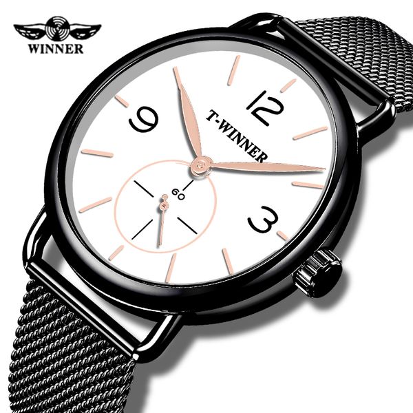 winner fashion casual men automatic mechanical waterproof wristwatch classic stainless steel case design watch relogio masculin, Slivery;brown
winner fashion casual men automatic mechanical waterproof wristwatch classic stainless steel case design watch relogio masculin, Slivery;brown