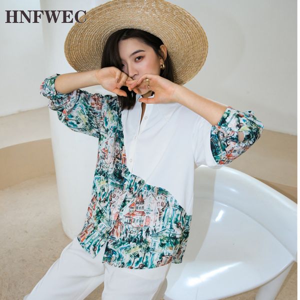painting print designer shirts for women long sleeve patchwork button up shirt blouse loose 2020 fashion ladies t666, White
painting print designer shirts for women long sleeve patchwork button up shirt blouse loose 2020 fashion ladies t666, White