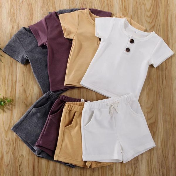summer 2pcs newborn infant baby boys solid t-shirt +shorts ouftits clothes outfits set boys clothes kids w10, White
summer 2pcs newborn infant baby boys solid t-shirt +shorts ouftits clothes outfits set boys clothes kids w10, White