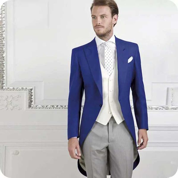 royal blue tailcoat long jacket men suits for wedding groom tuxedo wide peak design man blazer 3piece trajes de hombre terno masculino, Black;gray
royal blue tailcoat long jacket men suits for wedding groom tuxedo wide peak design man blazer 3piece trajes de hombre terno masculino, Black;gray